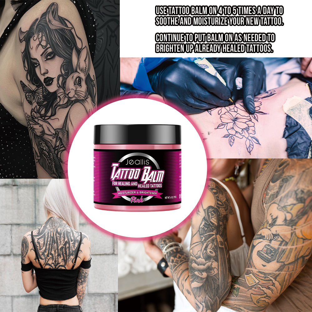 Jeallis Pink Tattoo Balm – Natural Tattoo Aftercare