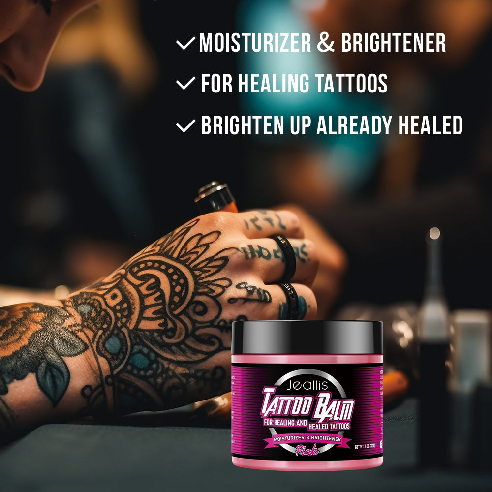Jeallis Pink Tattoo Balm – Natural Tattoo Aftercare