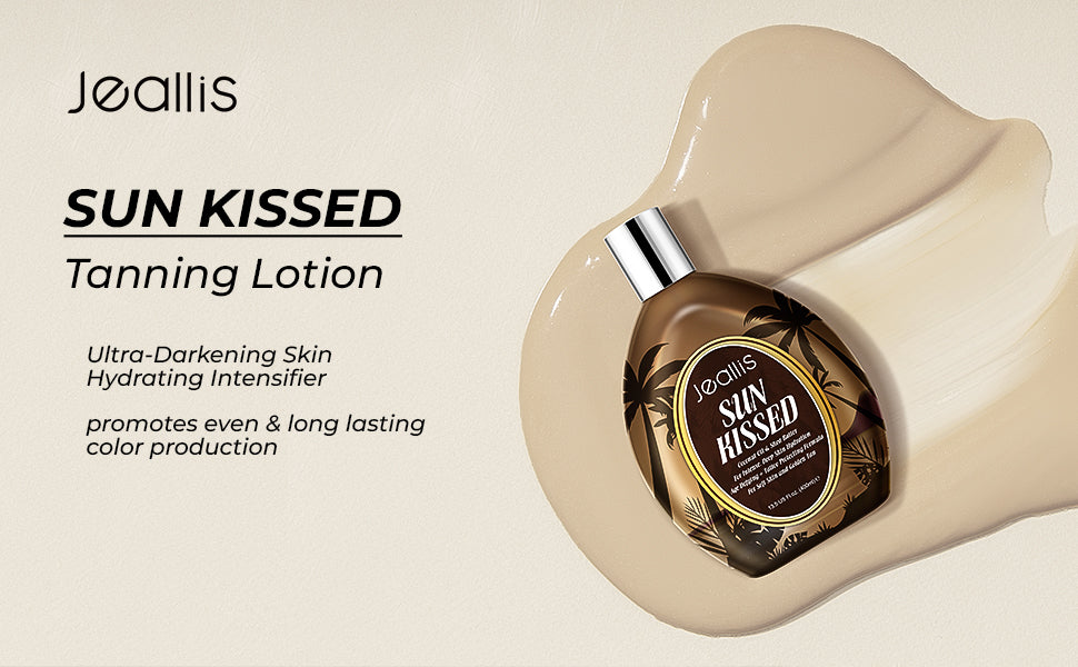 Jeallis Sunkissed Tanning Lotion for Indoor Tanning Beds & Outdoor Sun