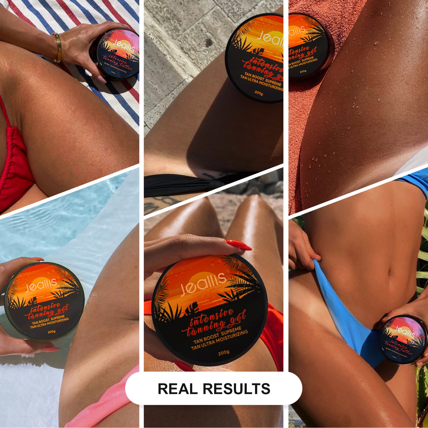 Jeallis Extreme Dark | Intensive Tanning Luxe Gel | Pineapple 200g