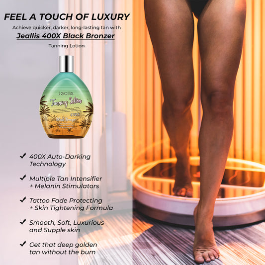 Jeallis Tanning Lotion Accelerator for Indoor Tanning Beds & Outdoor Sun Tan