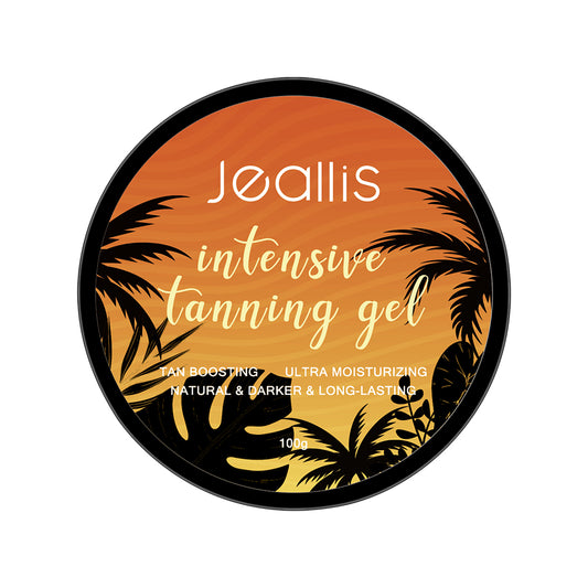Jeallis Sunkissed Tanning Gel | Tanning Bed & Sun Tan Accelerator | Protection Tattoos | Mango 100g
