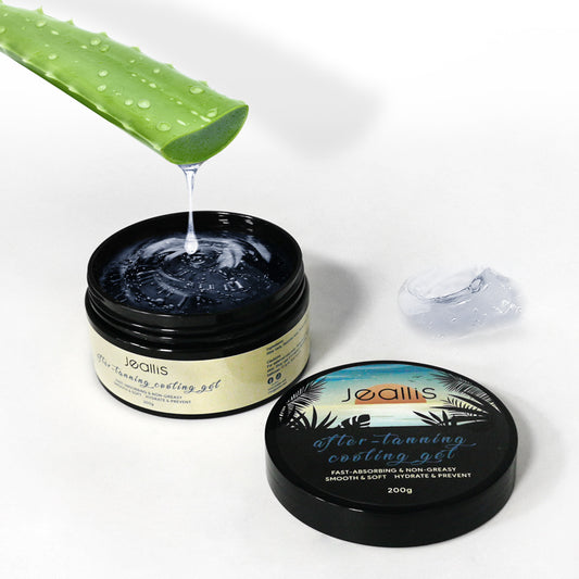 Jeallis After-Tanning Soothing & Cooling Gel | Fast-Absorbing | Aloe Vera 200g