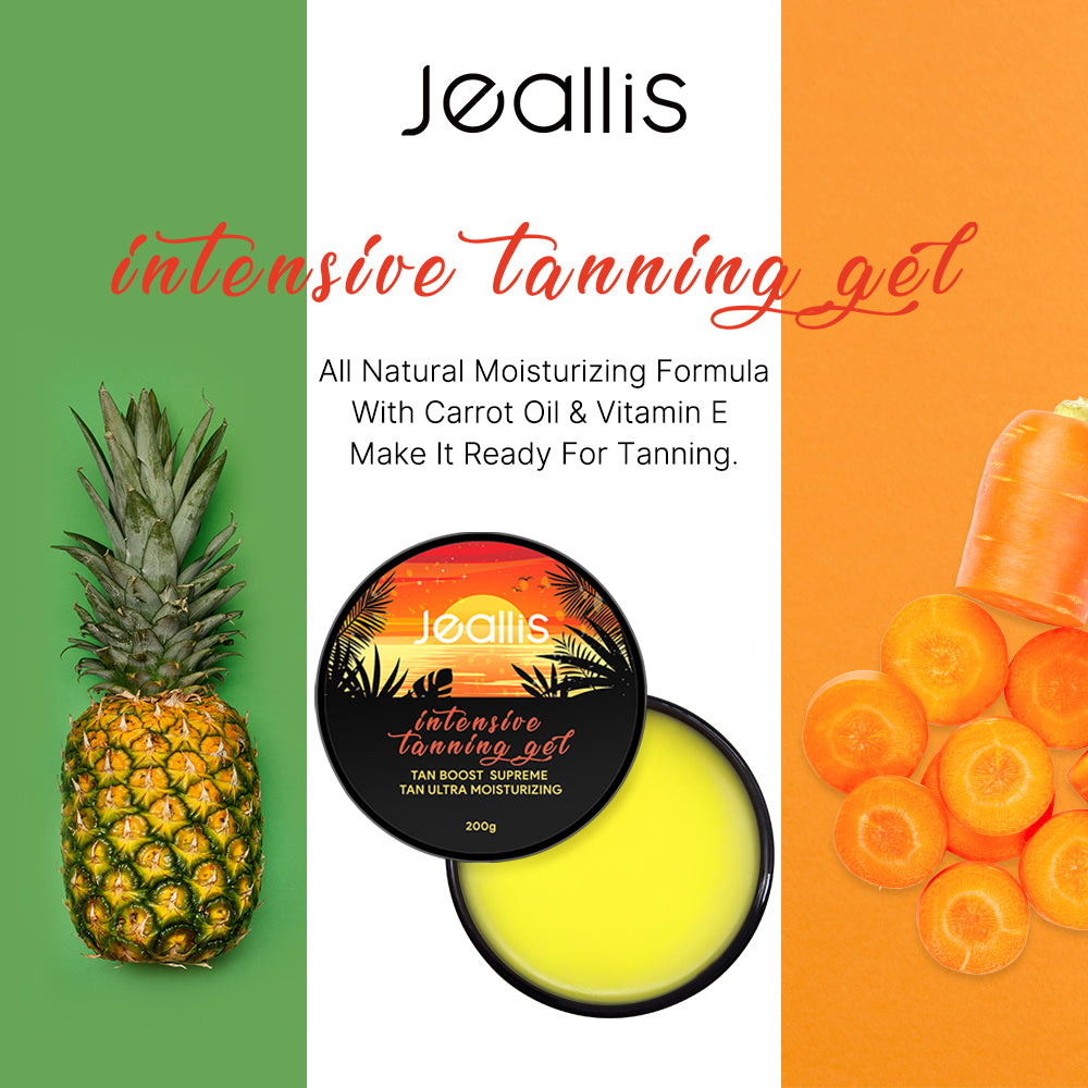 Jeallis Extreme Dark | Intensive Tanning Luxe Gel | Pineapple 200g