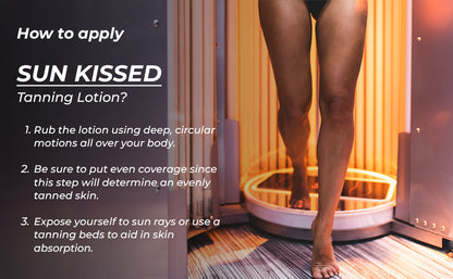 Jeallis Sunkissed Tanning Lotion for Indoor Tanning Beds & Outdoor Sun