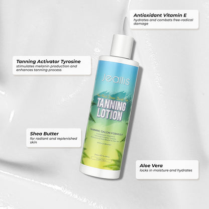 Jeallis Tanning Bed Lotion Accelerator / Sunbed Lotion with Tanning Salon Formula Tanning Lotion