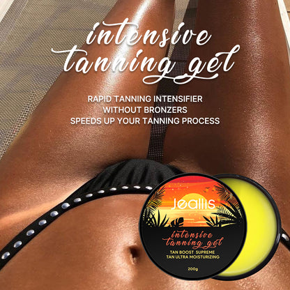 Jeallis Extrême Noir | Gel Luxe Bronzage Intensif | Ananas 200g