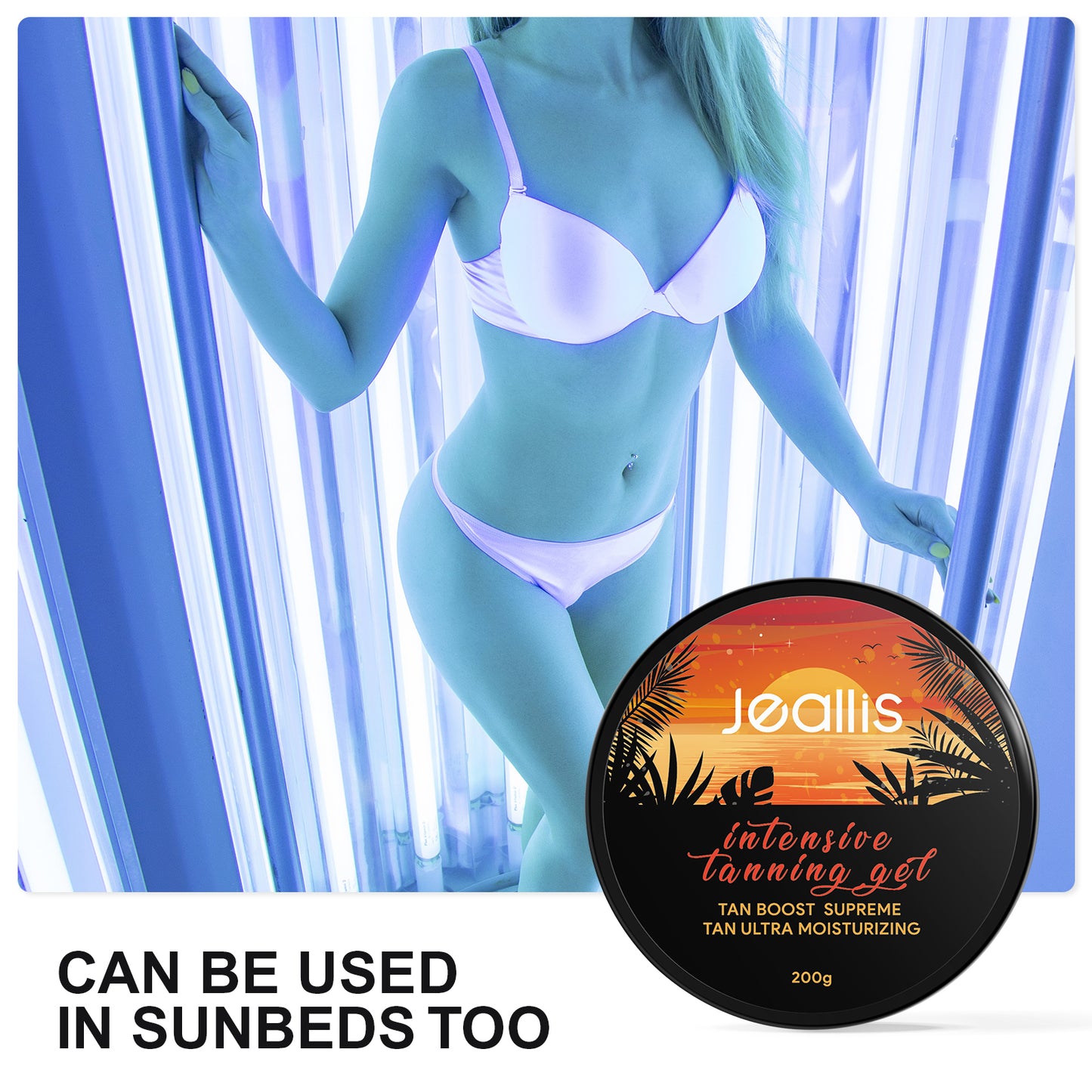 Jeallis Extreme Dark | Intensive Tanning Luxe Gel | Pineapple 200g