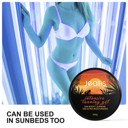 Jeallis Extrême Noir | Gel Luxe Bronzage Intensif | Ananas 200g