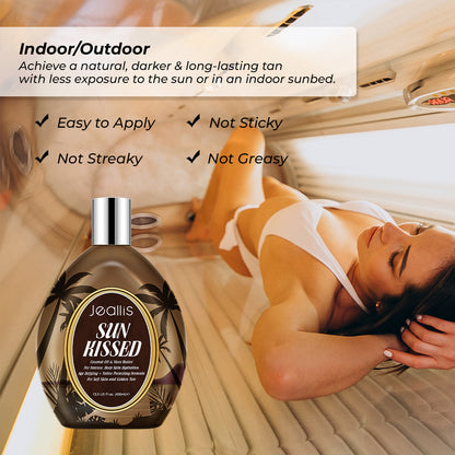 Jeallis Sunkissed Tanning Lotion for Indoor Tanning Beds & Outdoor Sun