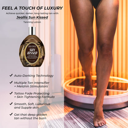 Jeallis Sunkissed Tanning Lotion for Indoor Tanning Beds & Outdoor Sun