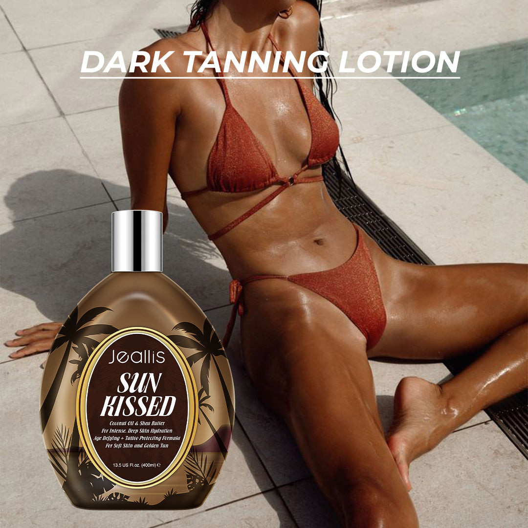 Jeallis Sunkissed Tanning Lotion for Indoor Tanning Beds & Outdoor Sun
