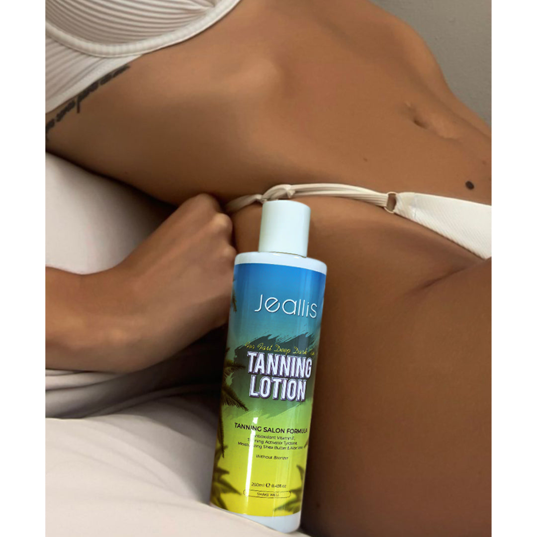 Jeallis Tanning Bed Lotion Accelerator / Sunbed Lotion with Tanning Salon Formula Tanning Lotion