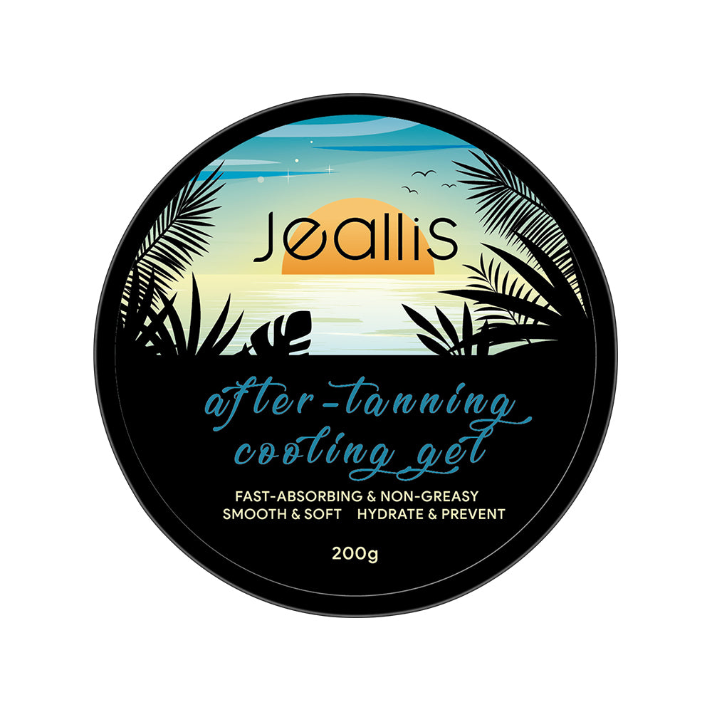 Jeallis After-Tanning Soothing & Cooling Gel | Fast-Absorbing | Aloe Vera 200g