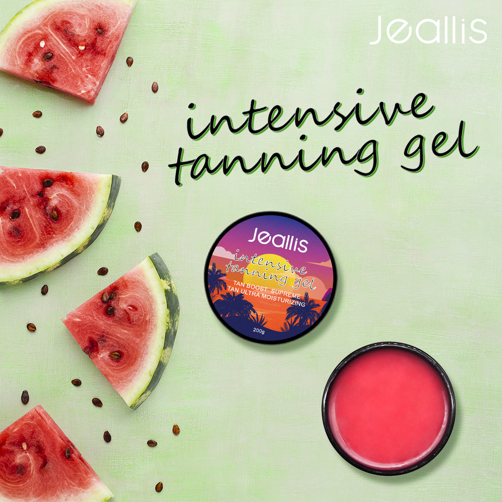 Jeallis Extreme Dark | Intensive Tanning Luxe Gel | Watermelon, tanning cream for sunbed tanning cream for tanning beds